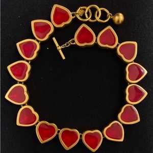 Vintage Anne Klein Designer Heart Necklace